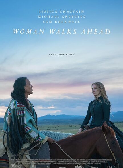 دانلود فیلم  زن جلو می‌رود | 2017 Woman Walks Ahead